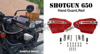 Fit For Royal Enfield Shotgun 650 Tinted Red Color Hand Guard Kit